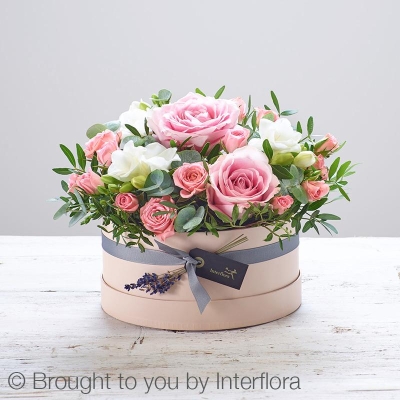 Rose Blush New Baby Hatbox