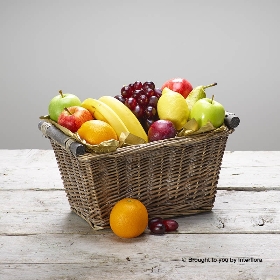 Fruit Basket with Belgian Chocolates